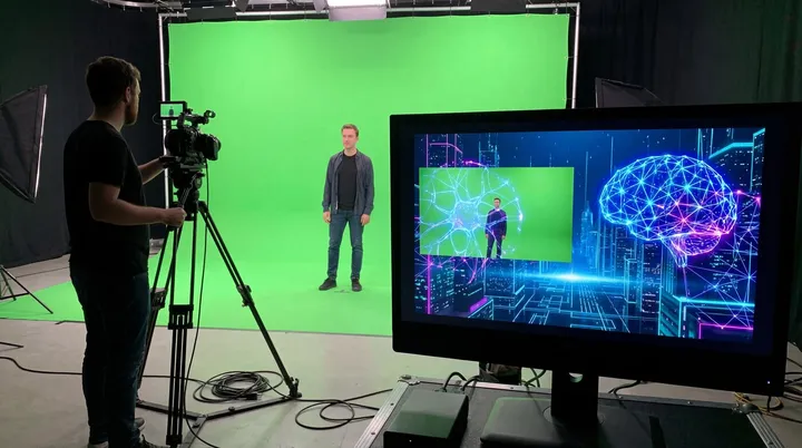 Создаём видео с зелёным фоном (Green Screen) для монтажа с помощью Veo 3.1