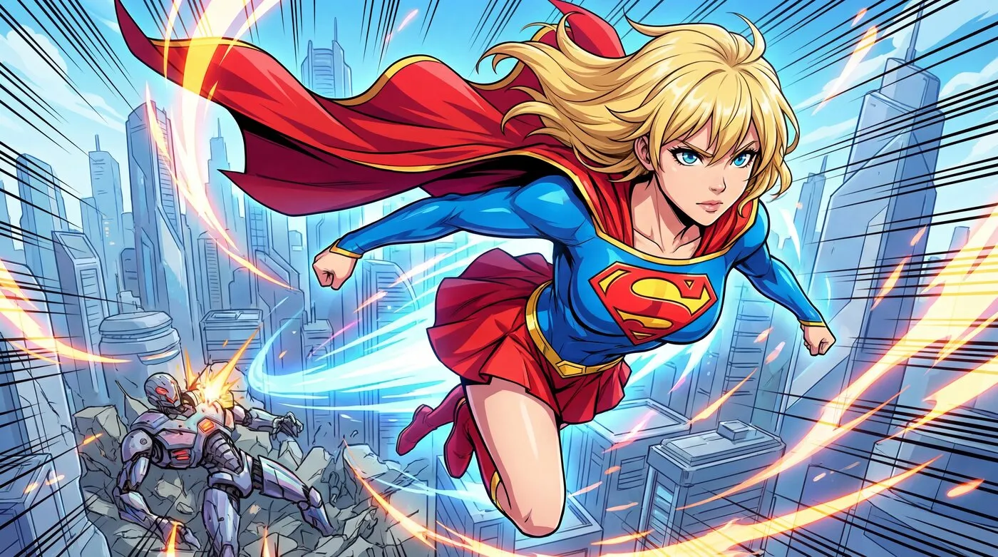 Базовое изображение Супергёрл